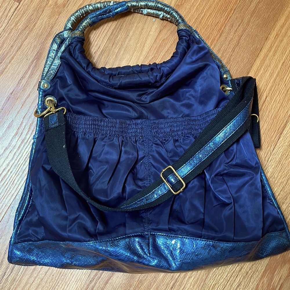DEUX LUX blue stylish hobo bag